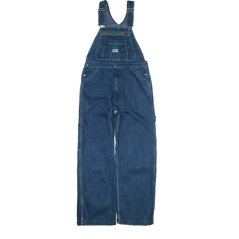 Liberty Overalls Mens 32x30 (28) Bibs Overalls Denim Workwear Carpenter Farmer
